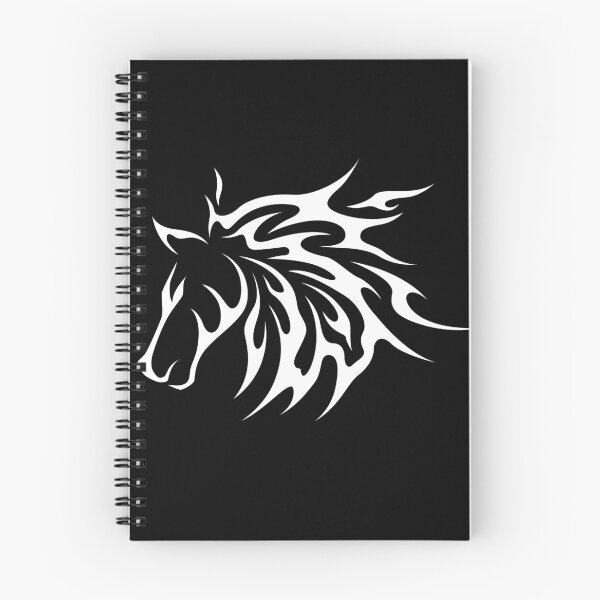 Item preview, Black and White Abstract Horse Head designed and sold by chark70.
