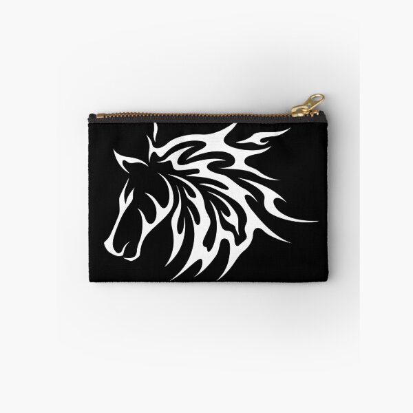 Item preview, Black and White Abstract Horse Head designed and sold by chark70.