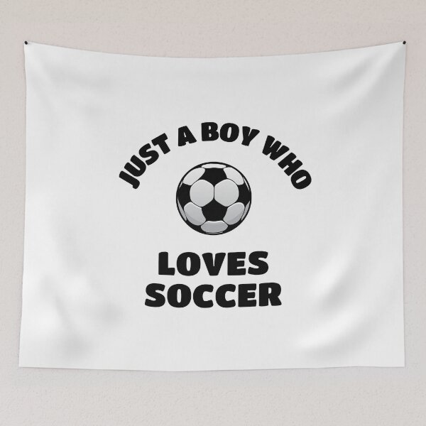 Item preview, Just a boy who loves soccer designed and sold by TheGreenGoat.