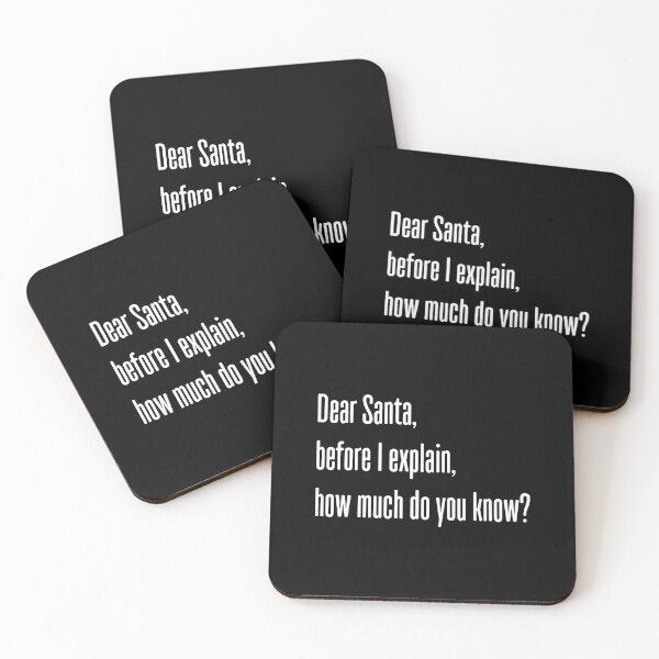 Item preview, QUERIDO SANTA ANTES DE EXPLICAR CUANTO SABES designed and sold by Bombastik.