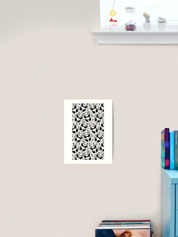 Thumbnail 2 von 3, Kunstdruck, Panda Liebe designt und verkauft von ReesDesigns.