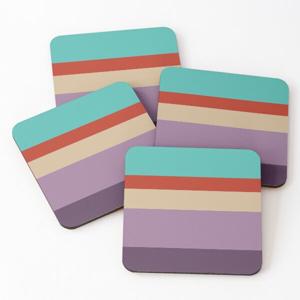 Item preview, Retro color stripes, 1910's retro colors designed and sold by Sasas Design.