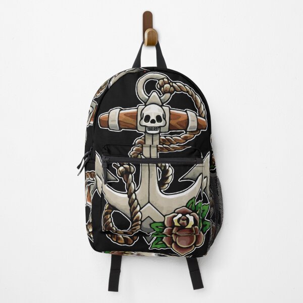 Item preview, anchor skull designed and sold by talvutattoo.
