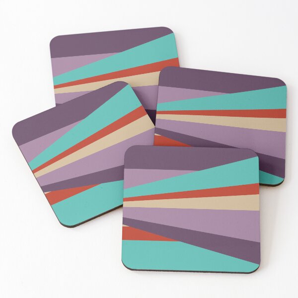 Item preview, Retro color stripes, 1910's retro colors designed and sold by Sasas Design.