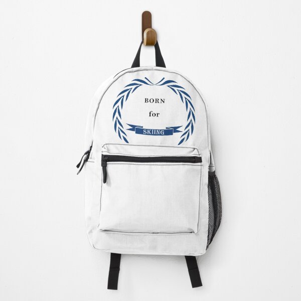 Item preview, Born for skiing - Alpine ski mountain resort birthday gift idea designed and sold by Vintage-TM.