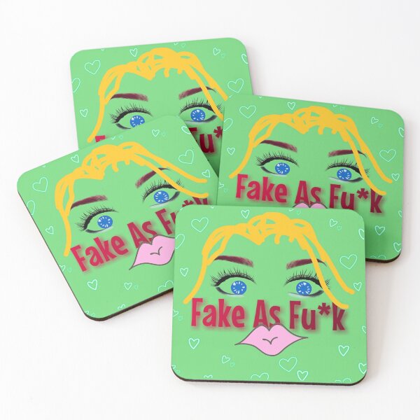 Item preview, FAKE AS FU*K. designed and sold by Irena Vovk Rothschild's ONLINE SHOP.