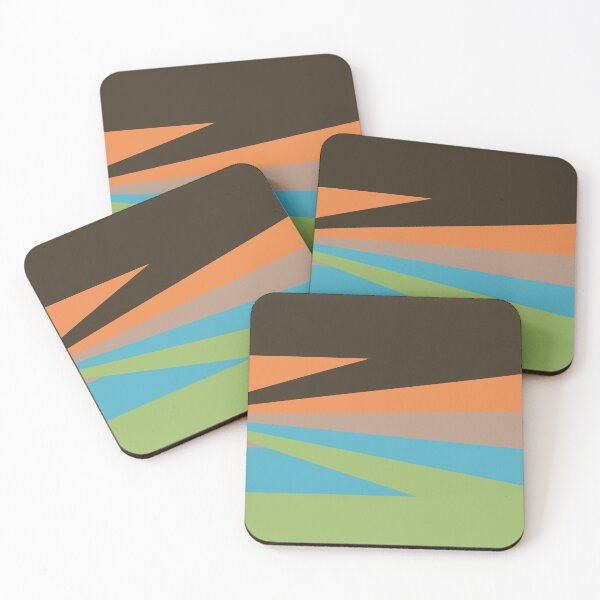 Item preview, Retro color stripes, 1910's retro colors designed and sold by Sasas Design.