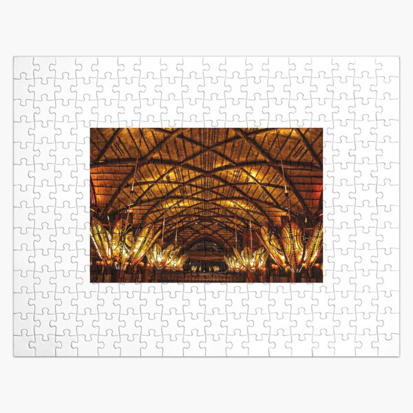 Animal Kingdom Lodge High Dynamic Range Jigsaw Puzzle