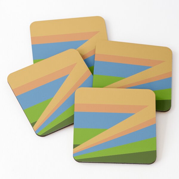 Item preview, Retro color stripes, 1910's retro colors designed and sold by Sasas Design.