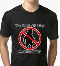 MANBEARPIG (South Park) (Al Gore) Tri-blend T-Shirt