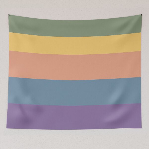 Item preview, Retro color stripes, 1910's retro colors designed and sold by Sasas Design.