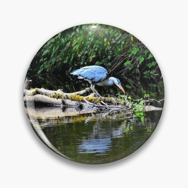 Item preview, Grey Heron on the Water of Leith. designed and sold by RobinDHunter.