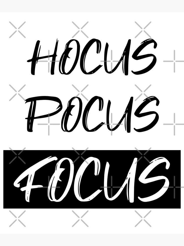 Thumbnail 3 of 3, Poster, Hocus Pocus Focus designed and sold by Raeolus.