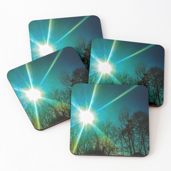Item preview, Winter sun beaming through the trees designed and sold by PandLcreations.