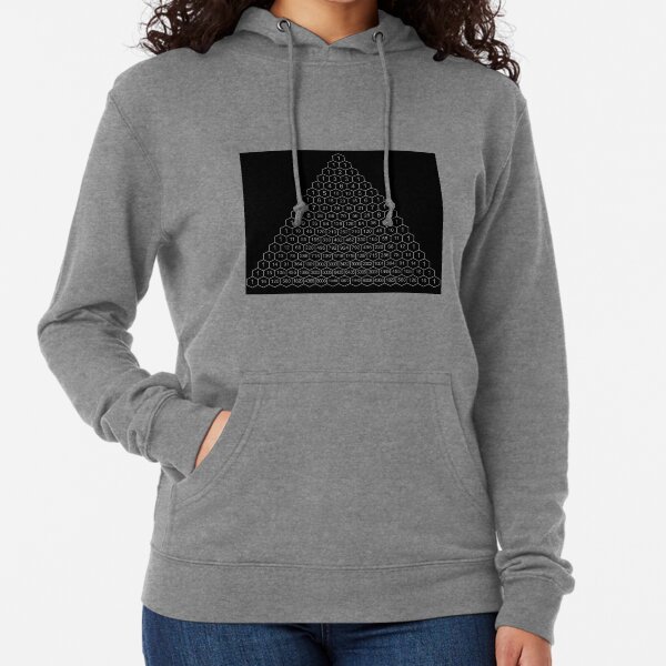 In mathematics, Pascal's triangle is a triangular array of the binomial coefficients Lightweight Hoodie