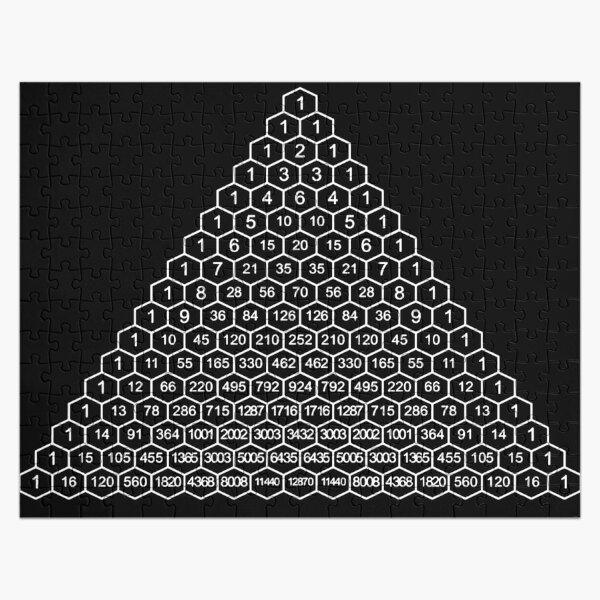 In mathematics, Pascal's triangle is a triangular array of the binomial coefficients Jigsaw Puzzle
