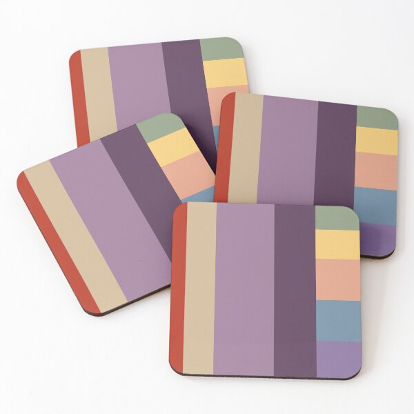Item preview, Retro color stripes, 1910's retro colors designed and sold by Sasas Design.