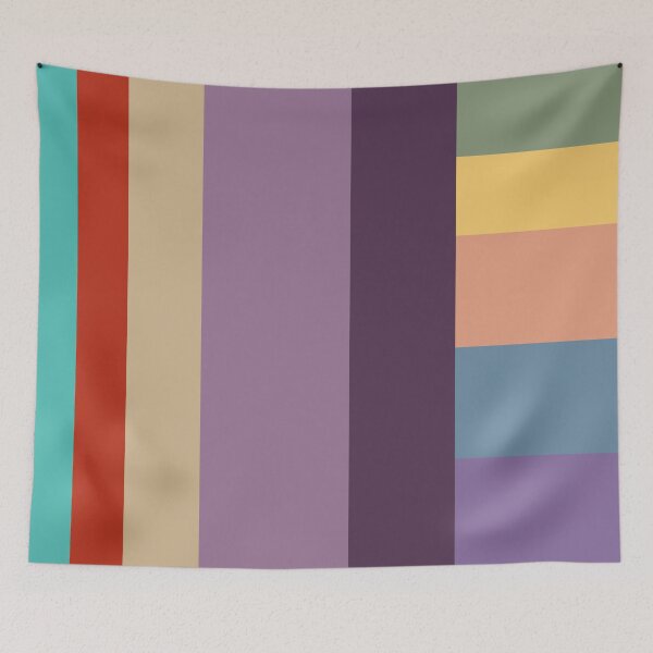 Item preview, Retro color stripes, 1910's retro colors designed and sold by Sasas Design.