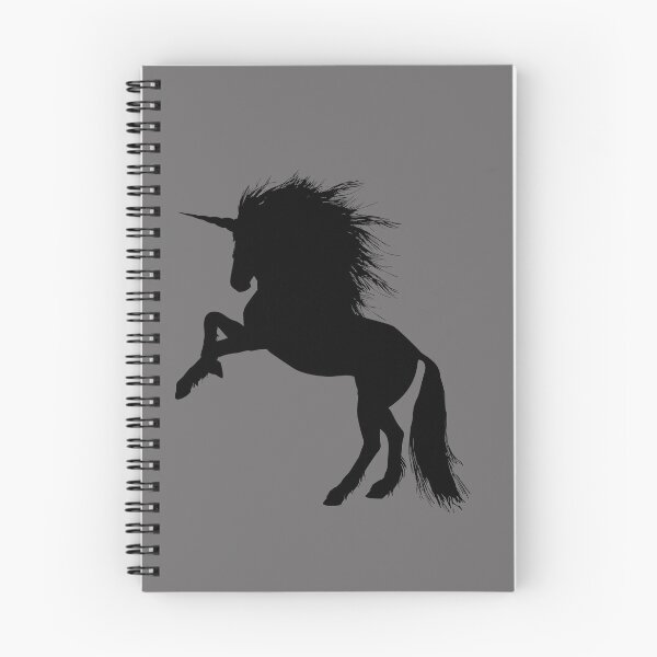 Item preview, Black Prancing Unicorn designed and sold by chark70.