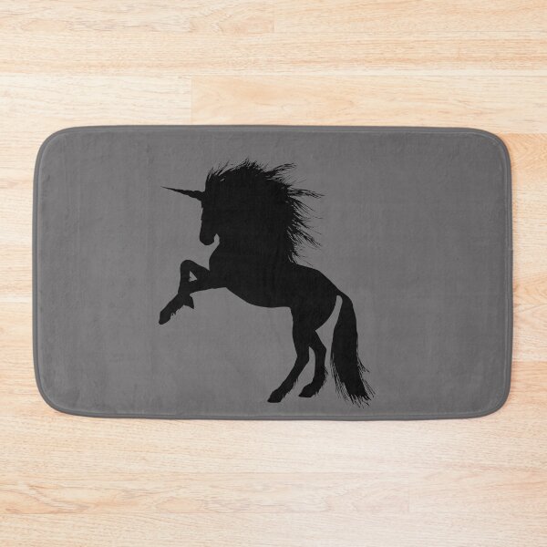 Item preview, Black Prancing Unicorn designed and sold by chark70.
