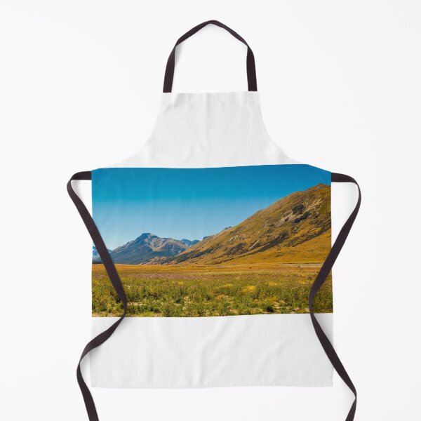 Item preview, A meadow in the Ahuriri Valley, surrounded by mountains, Canterbury, New Zealand designed and sold by SnapTPhotograph.