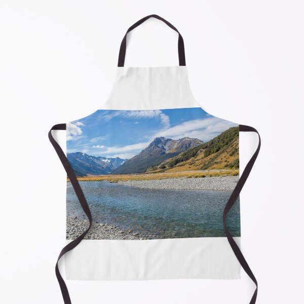 Item preview, A shallow, fast flowing river, in the mountains of New Zealand on a sunny day designed and sold by SnapTPhotograph.