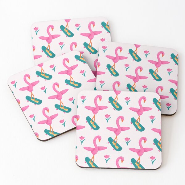 Item preview, Skateboard flamingo  designed and sold by JenaWDesigns.