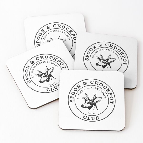 Item preview, Spoon And Crock Pot Club black designed and sold by Tidy Print.
