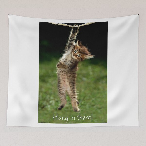 Item preview, Hang in There! Cat designed and sold by tertopglond.