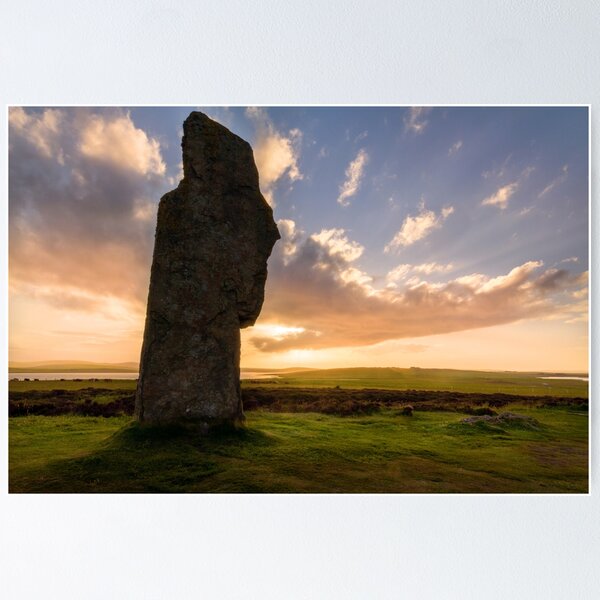 Item preview, Ring Of Brodgar at Sunset Orkney Isles Scotland designed and sold by PhotosEcosse.