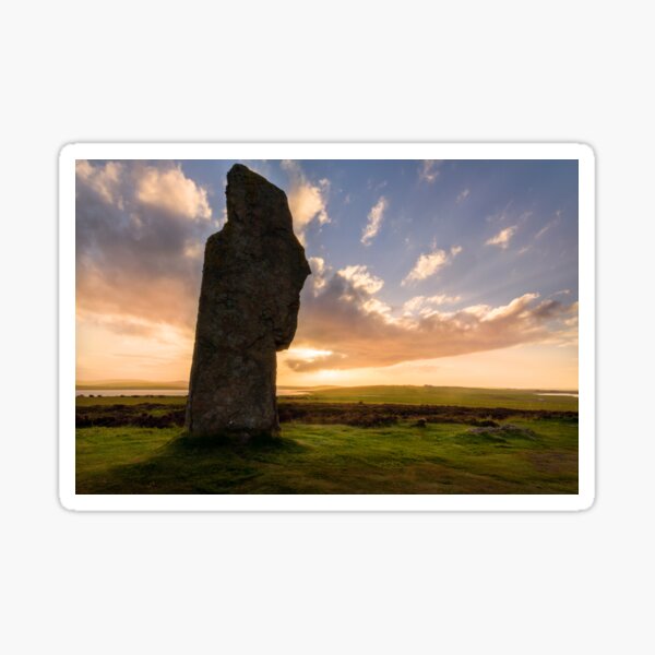 Item preview, Ring Of Brodgar at Sunset Orkney Isles Scotland designed and sold by PhotosEcosse.