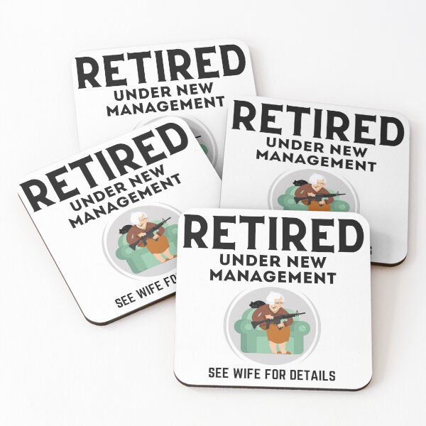Item preview, Retired Under New Management See Wife For Details designed and sold by 2MdesignStore.