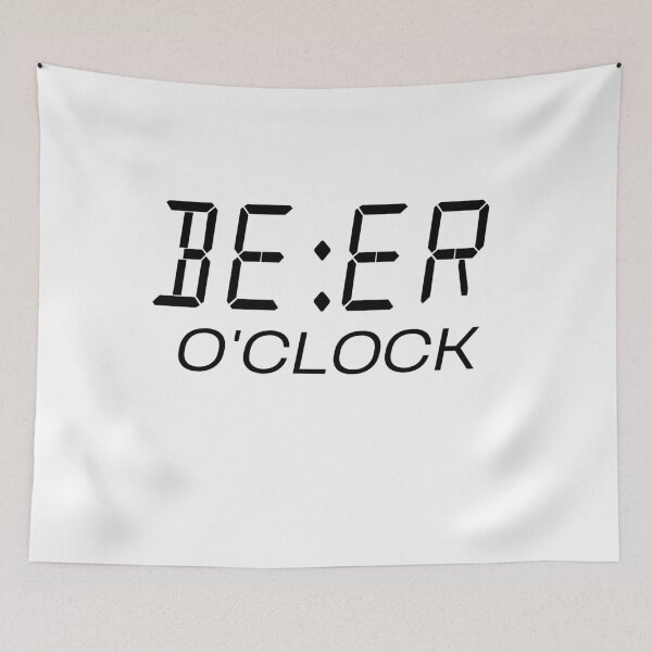 Item preview, Beer O'CLOCK  | Funny Birthday Gift Present | Beer Lover  | Funny Drinking  | Beer Humor designed and sold by niceb00y.