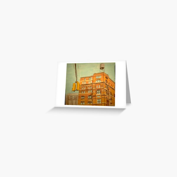 Franklin St. Traffic Light Greeting Card