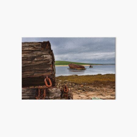 Scapa Flow Churchill Barriers Orkney Isles Scotland Art Board Print