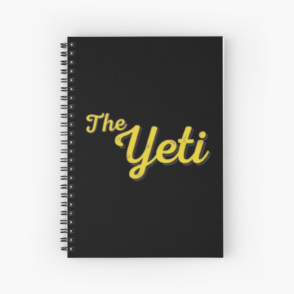 The Yeti Title Logo Spiral Notebook