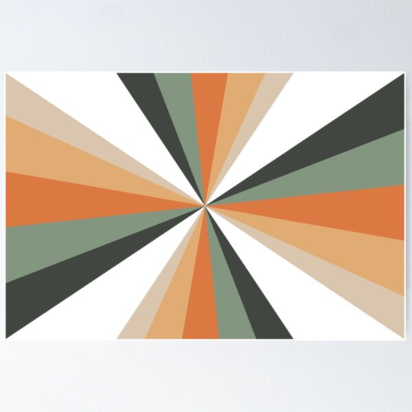 Item preview, Retro color stripes, 1910's retro colors designed and sold by Sasas Design.