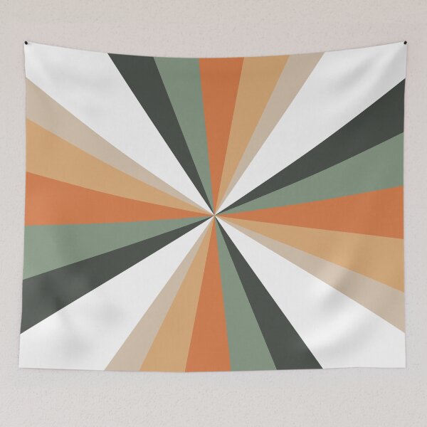 Item preview, Retro color stripes, 1910's retro colors designed and sold by Sasas Design.