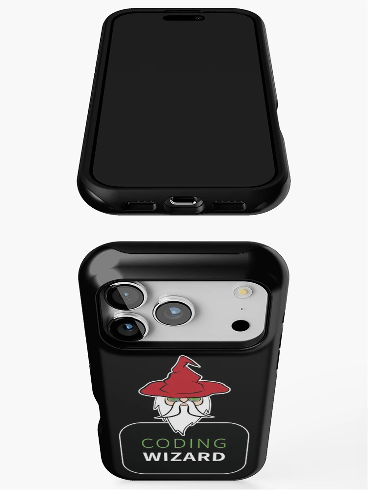 Thumbnail 3 of 4, iPhone Case, Coding Wizard designed and sold by robimerch.