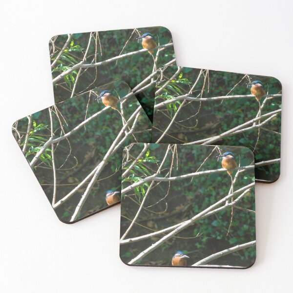 Item preview, Pair of Kingfishers, perched. designed and sold by RobinDHunter.