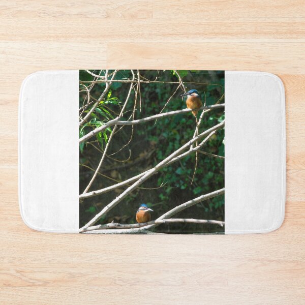 Item preview, Pair of Kingfishers, perched. designed and sold by RobinDHunter.