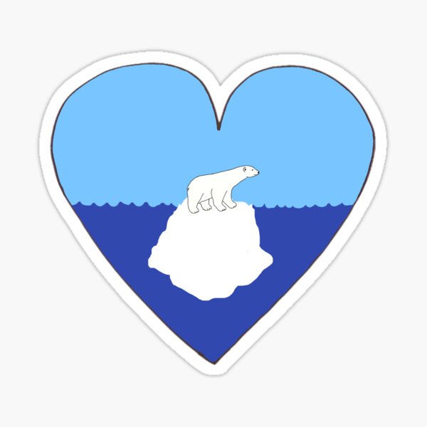 Eisbärenliebe Sticker
