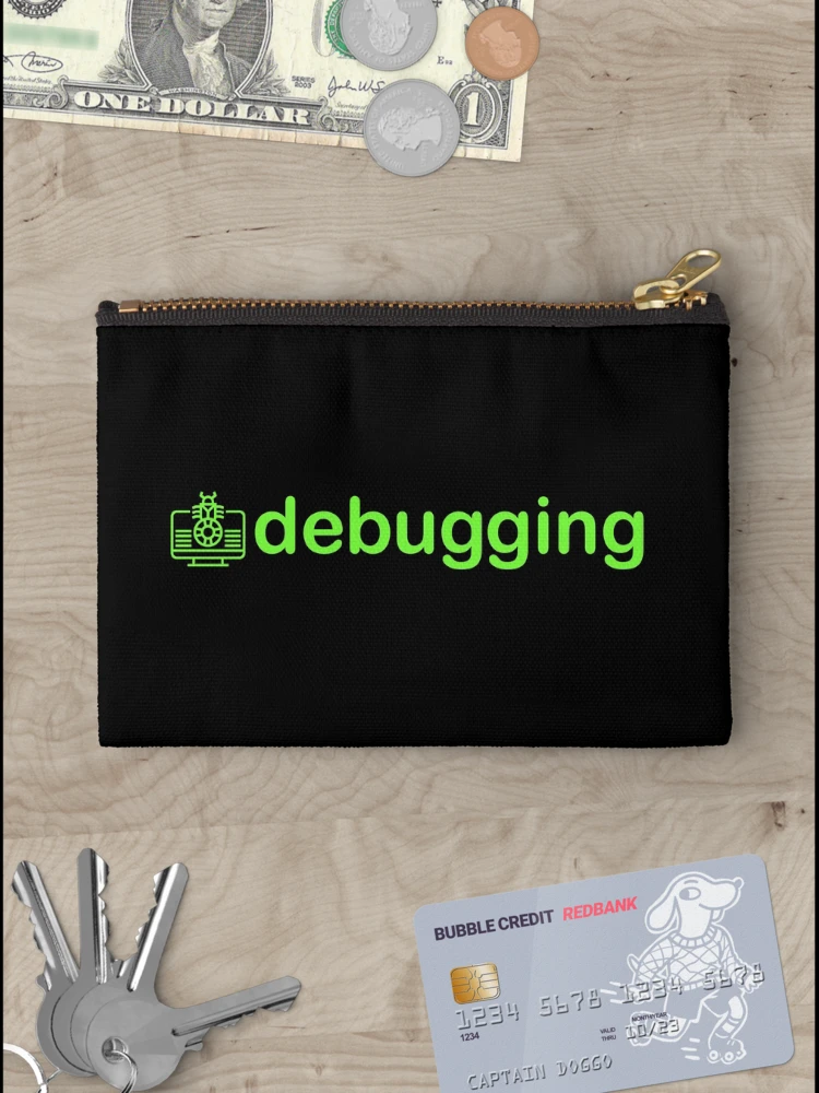 Thumbnail 3 of 4, Zipper Pouch, debugging designed and sold by AwesomeProject.