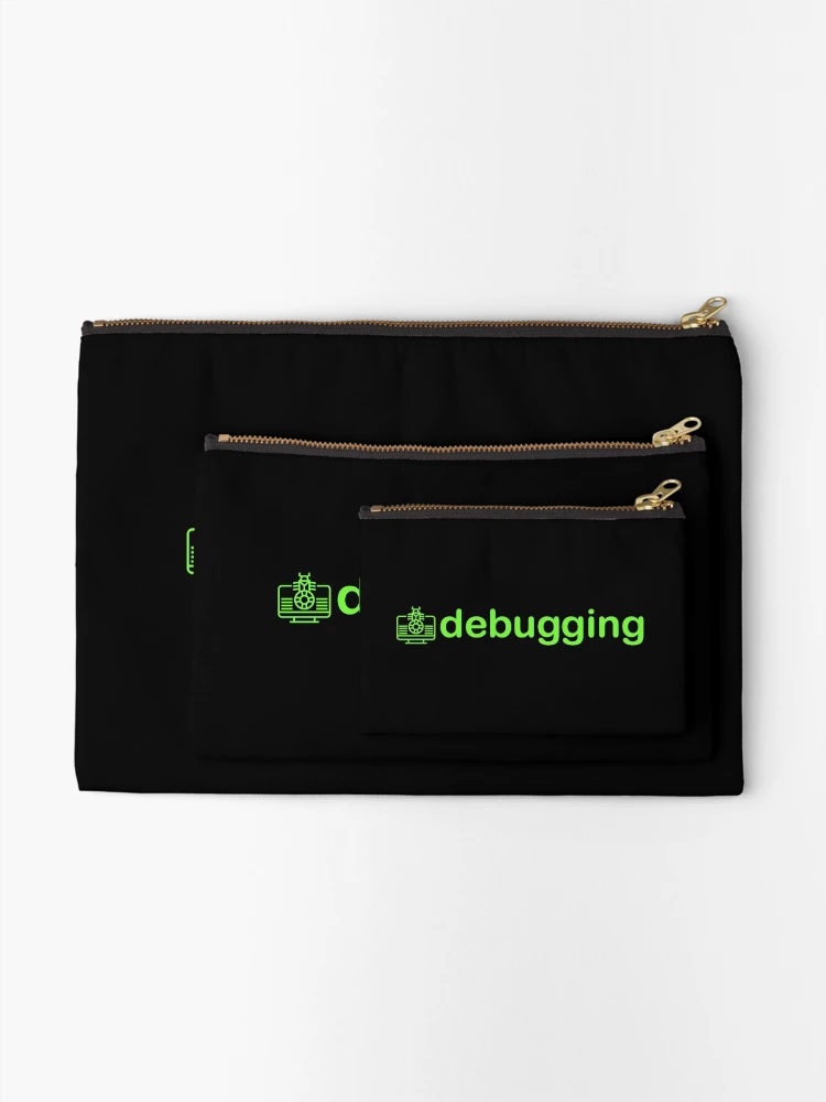 Thumbnail 2 of 4, Zipper Pouch, debugging designed and sold by AwesomeProject.