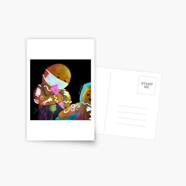 Gingerbread Tattoer Postcard
