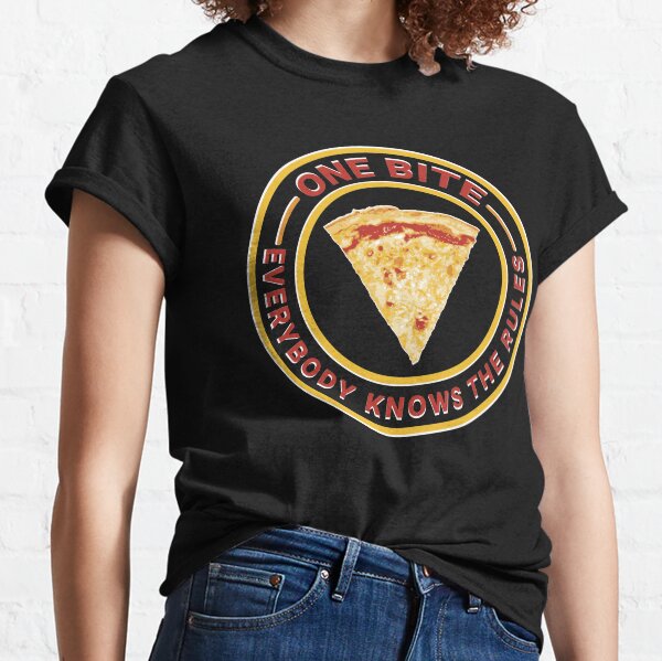 pizza de un bocado Camiseta clásica