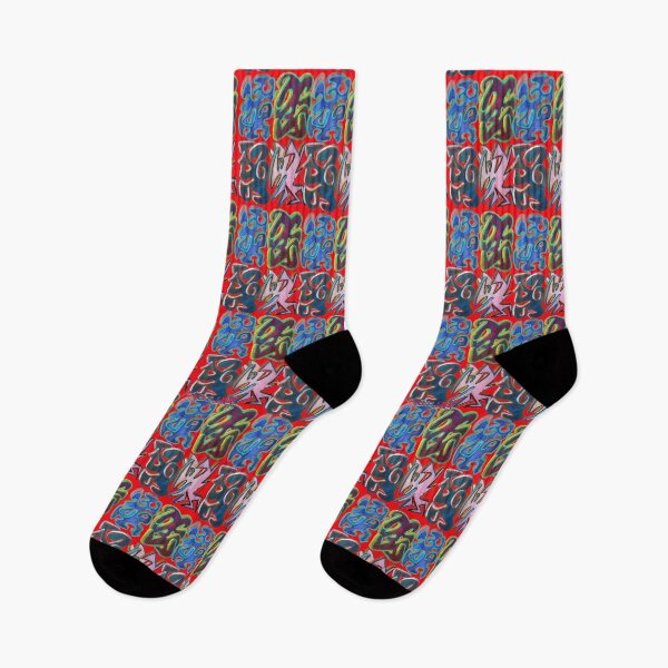 Item preview, 4 Graffitis tapiz designed and sold by Diego Manuel Rodriguez.