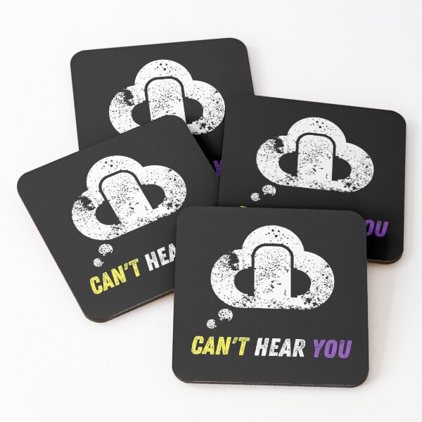 Item preview, Cool Graphic Nonbinary - Can't Hear You I'm Gaming - Can't Hear You Music designed and sold by WonderWear.