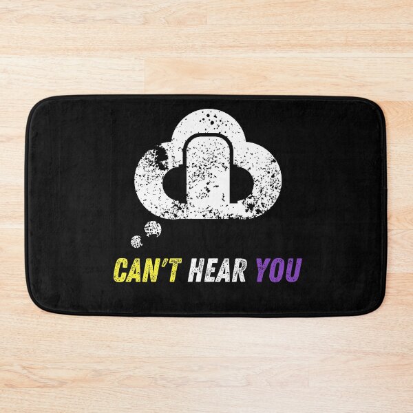 Item preview, Cool Graphic Nonbinary - Can't Hear You I'm Gaming - Can't Hear You Music designed and sold by WonderWear.