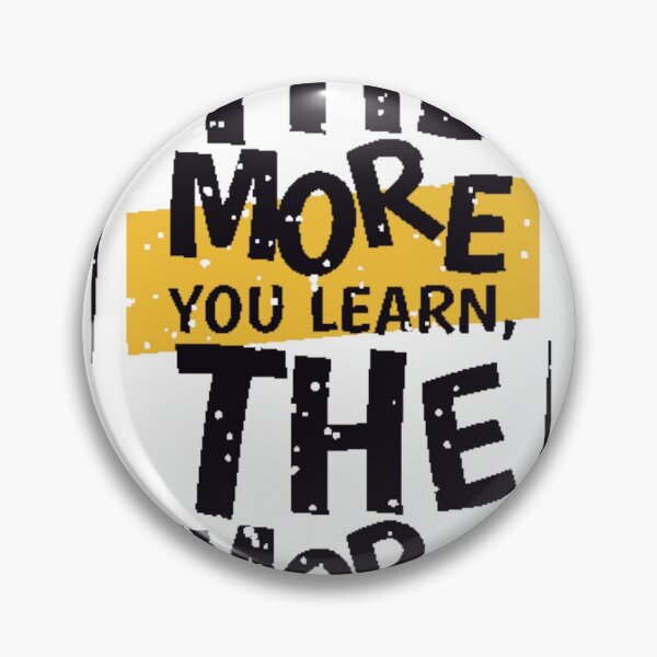 Item preview, The More you learn, The More you earn-quote-with-motivating-message designed and sold by Yassine Janane.